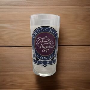 1998 Breeders' Cup Mint Julep Drinking Glass, Churchill Downs Horse Racing